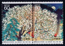 横山大観：夜桜