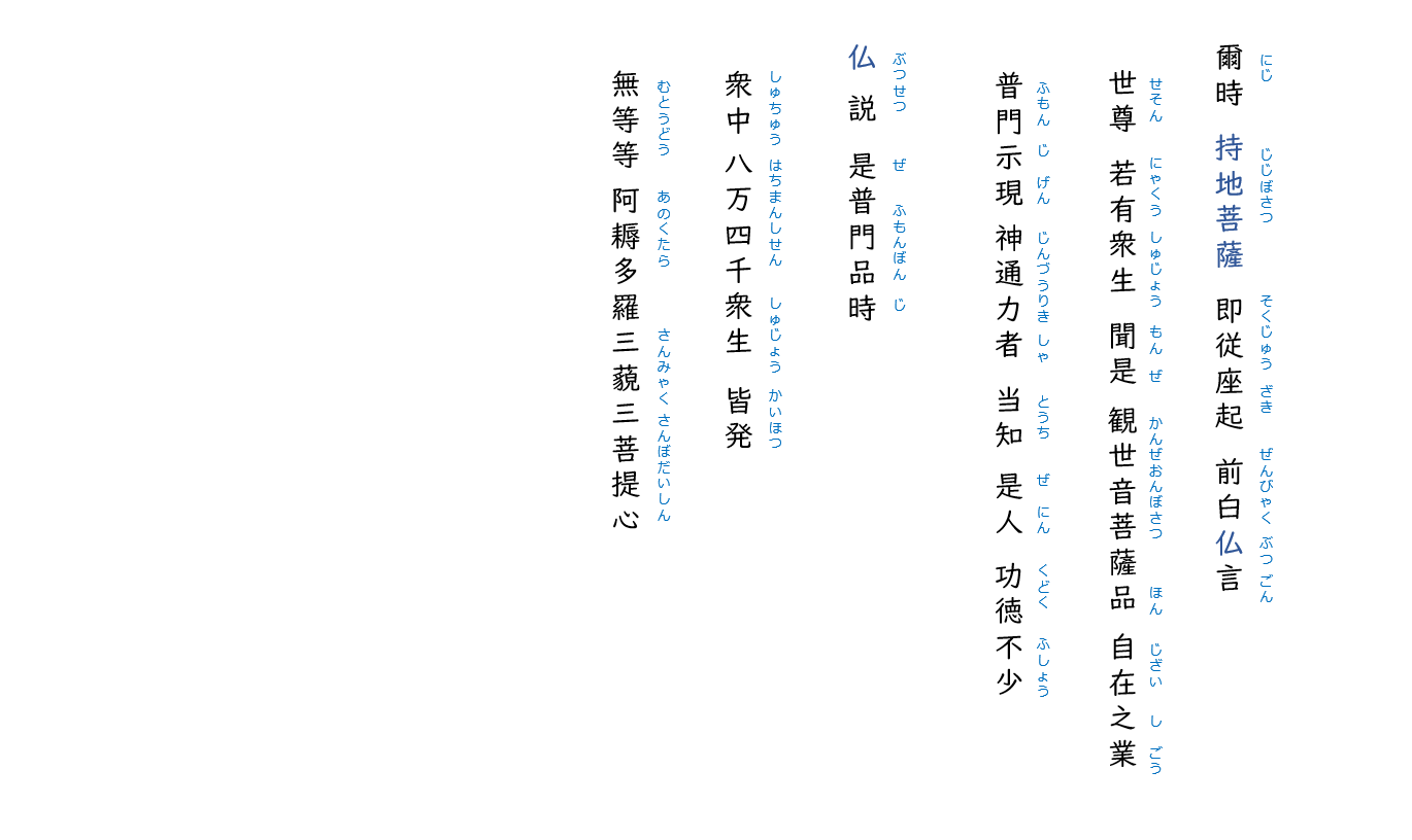観音経12：経読み