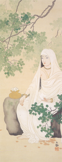 横山大観 『 観音 』